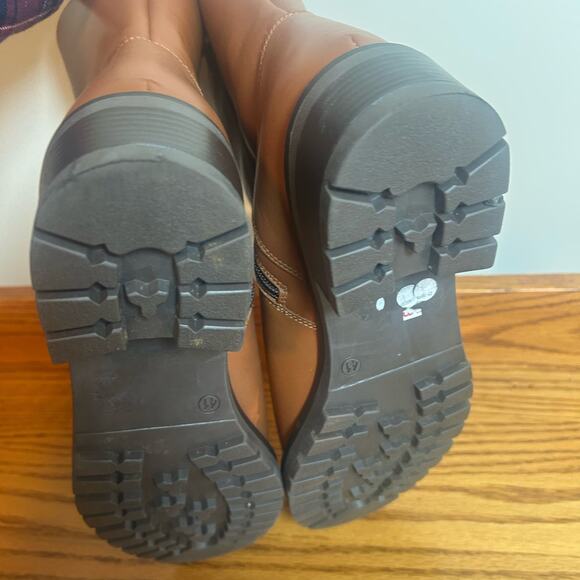 Lamica Women's Leather Boots Size 10 European Size 41 Zipper Rubber Sole - Picture 8 of 11